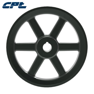 Pulley V Belt CPT 2BK105 Sheaves Arm Type 6 Rims Double Groove Cast Iron 2BK 10 Inch V Belt Pulley