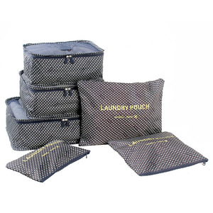 Formato personalizzato Corsa Esterna <span class=keywords><strong>Valigia</strong></span> <span class=keywords><strong>Organizer</strong></span> Sacchetto Della Maglia Sacchetto di Bagagli Cubetti di Imballaggio 6Pcs Sacchetto di Compressione - Product Image 1