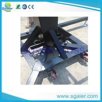 Proveedor de fábrica array de pie portátil altavoz al aire libre/truss/elevador de Torre