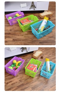 <span class=keywords><strong>Meilleur</strong></span> vente de bonne qualité <span class=keywords><strong>portable</strong></span> en plastique classe paniers de rangement avec poignée - Product Image 5