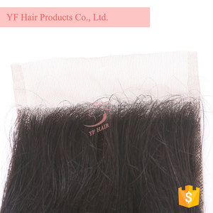 Gros cheveux Indiens lâche vague de dentelle fermeture pas cher dentelle fermeture avec 100% cheveux humains péruvienne cheveux dentelle fermeture - Product Image 4