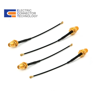 RF <span class=keywords><strong>Coaxial</strong></span> <span class=keywords><strong>mini</strong></span> 1.37mm SMA <span class=keywords><strong>Jack</strong></span> à u. fl Adaptateur Câble Assemblée - Product Image 1