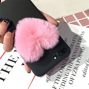 Moda suave peludo amor corazón patrón teléfono caso para el iPhone 8 7 más 6 6 s más X - Product Image 2