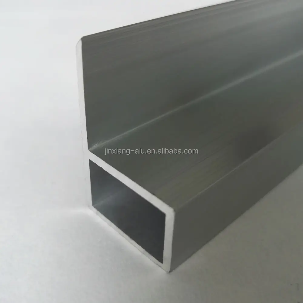 Di alta qualità piazza alluminio P profilo estruso per rendere windows anodizzato argento perfiles de aluminio Colombia