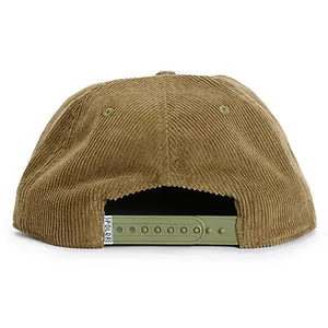 Corduroy Hat Custom Black 5 Panel Corduroy Snapback Hats For Small Head Wholesale