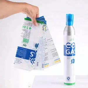 Thu Nhỏ Phim Thu Nhỏ Nhãn Thu Nhỏ Ban Nhạc Cho CO2 Xi Lanh Soda - Product Image 1