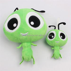 Stuffed Hewan Plush Hijau Ant Mainan Grosir Murah Kustom Lucu Plush Lembut Mainan Ant