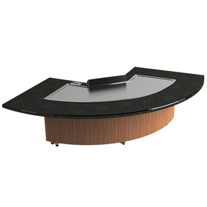 2,3 M Fan Form Teppanyaki Grill Tisch verwenden in restaurant hotel hause - Product Image 1