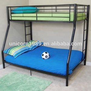 Lits superposés doubles en métal <span class=keywords><strong>forgé</strong></span> pour enfants avec escalier - Product Image 2