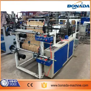 Double Layer Continuous Rolling Plastic Garbage Bag Making Machine
