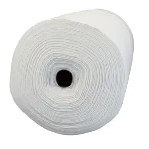 Factory plain white bleach 250TC 100% cotton fabric in roll packaging