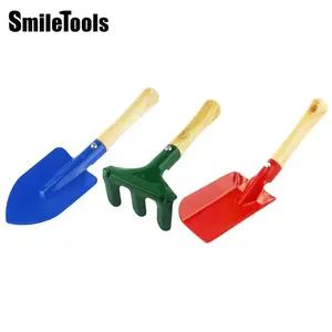 Kit d'outils de jardinage pour enfants, livraison gratuite, 3 pièces, avec pelle/broche/fourchette