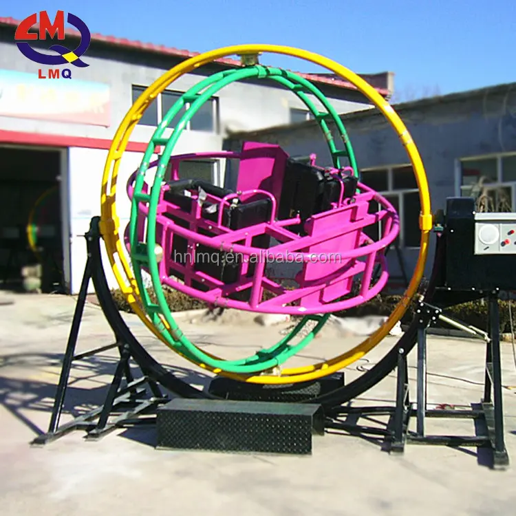 park gyro rides Indoor and outdoor amusement ride 3D human gyroscope for sale