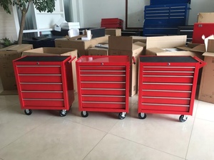 Strumento di metallo trolley con 4 cassetti banco di <span class=keywords><strong>lavoro</strong></span> di servizio contatore officina mobile - Product Image 6