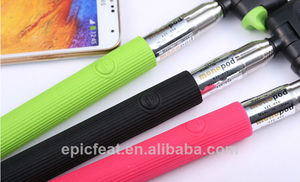 Inalámbrica bluetooth monopod para el <span class=keywords><strong>iphone</strong></span>, extensible <span class=keywords><strong>selfie</strong></span> palo, monopod con bluetooth - Product Image 4