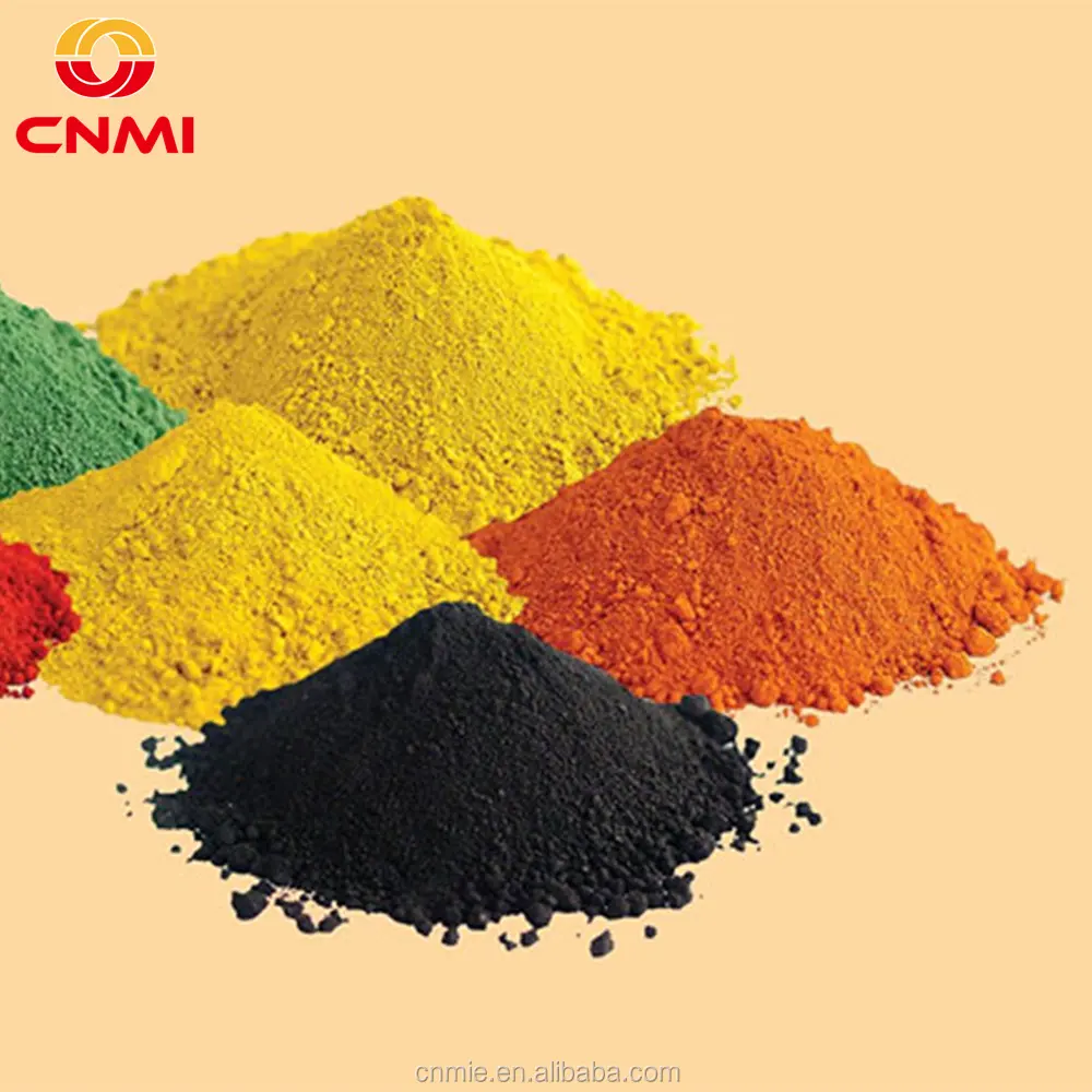 CNMI ปลอดภัยสำหรับอาหารเม็ดสีแบบสัมผัสผงเหล็กออกไซด์