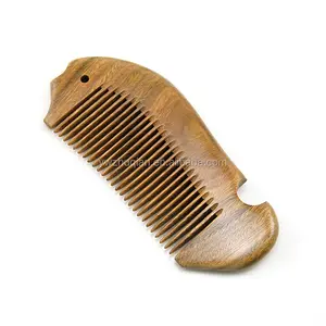 Factory wholesale neem Wooden hair Beard Comb