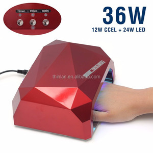 Secador de Unhas LED <span class=keywords><strong>UV</strong></span> 36W <span class=keywords><strong>CCFL</strong></span> Italiano 2017, Máquina de Gel, Lâmpada 12W <span class=keywords><strong>CCFL</strong></span>, 24W LED, Lâmpada LED+<span class=keywords><strong>CCFL</strong></span> Diamond - Product Image 4