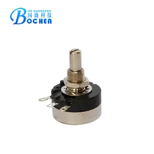 Hot Koop RV24 Metalen As 20Mm Lineaire Potentiometer Voor Gitaar