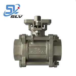 Cf8m Ball Valve Selling CF8 CF8M CF3 CF3M 1000WOG 2000WOG Wearable Stainless Steel Female Threaded Float Ball Valve