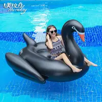 Mirakey float Khổng Lồ thiên nga đen trượt nước inflatable trượt nước cho ngoài trời