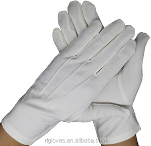 Gant de maçon blanc en tissu nylon, uniforme de fête de noël, vente en gros, - Product Image 3