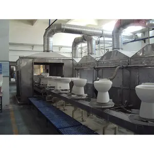 Hoge kwaliteit beglazing machine voor beglazing sanitair wc wastafel stortbak