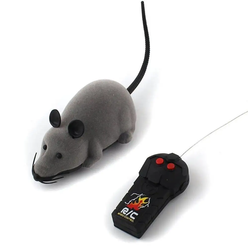 Rc Grappig Draadloze Elektronische Afstandsbediening Muis Rat Huisdier Speelgoed Voor Katten Honden Huisdieren
