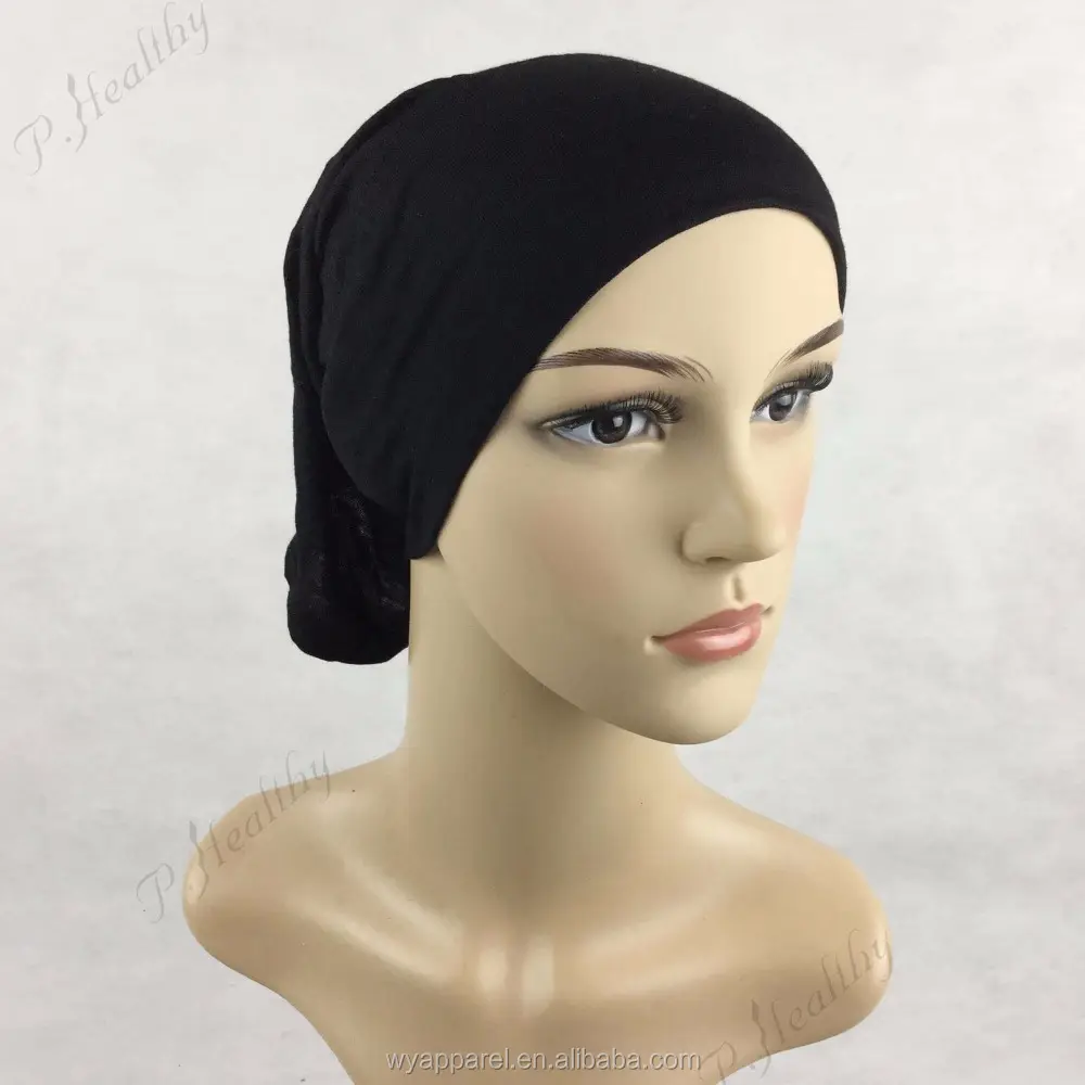 Thời Trang Phong Cách Mới Chất Liệu Jersey Hijab Cap Hồi Giáo Với 12 Viên Kim Cương Và Khăn Trùm Đầu Khác Nhau Với Đá