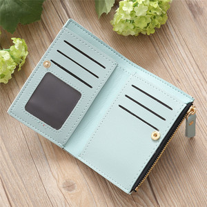 Hot Selling China Fashion Casual Ladies <strong>Wallet</strong> PU Leather Embossed Flowers Short <strong>Wallet</strong> Card Pack <strong>Cheap</strong> Coin Zipper <strong>Wallet</strong> - Product Image 6