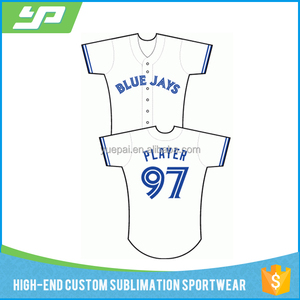 100% high quality polyester jersey quick dry wholesale cheap baseball - Product Image 5