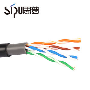 SIPUÒ prezzo di fabbrica <span class=keywords><strong>cat5</strong></span> esterno materiale di rame cavo di comunicazione di colore nero cat5e cavo di rete - Product Image 5