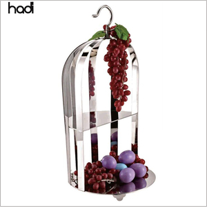 Antiche gabbie per uccelli dorate con supporto per ristoranti in acciaio inossidabile utensili da Buffet moda per matrimonio e pomeriggio torte da tè - Product Image 6