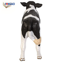 Estatua de vaca lechera de resina de diseño de alta calidad, escultura de vaca de tamaño real, venta al por mayor, China