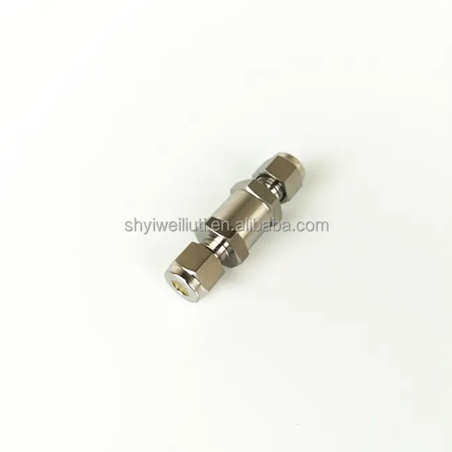 SS316 small size 1/4 inch Low Pressure spring Check Valve for safety gas service