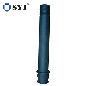Açık yaya güvenliği dökme demir direkleri çelik boru çıkarılabilir bariyer - Product Image 4
