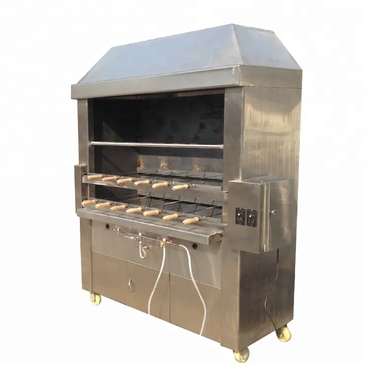 Made in China Barbecue Bar Meat Processing Machine Gas Doner Kebab Shawarma Machine 30-1000kg/oven Meat Smoking Machine