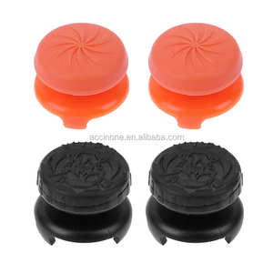 Tapa de palanca analógica de goma de silicona elevada mejorada con doble balancín, empuñaduras de pulgar para <span class=keywords><strong>Sony</strong></span> PS4 <span class=keywords><strong>PS5</strong></span> Controller Joystick Cover Caps - Product Image 2