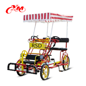 Bicicletas Surrey para <span class=keywords><strong>4</strong></span> <span class=keywords><strong>Personas</strong></span>/Bicicleta Pública con Asientos para Niños/Bicicleta Turística para Familias - Product Image 2