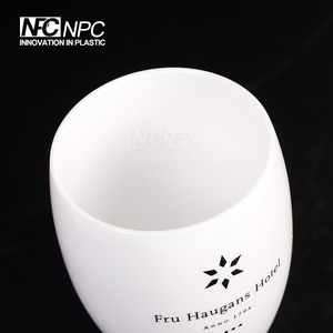 Bianco Acrilico di Plastica di Champagne di Vino Flauto Vetro <span class=keywords><strong>Tulipano</strong></span> per il Partito - Product Image 2