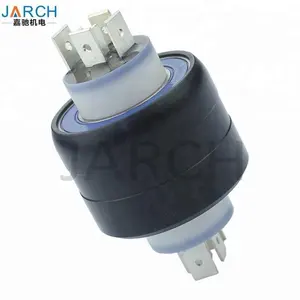 Barato Rotary Joint A6H mercurio eléctrica anillo colector giratorio 4 polos 30A y 2 polos 4A