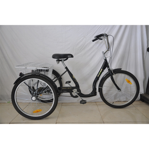 26 pouces 7 vitesses tricycles adultes cargaison/deux sièges <span class=keywords><strong>tricycle</strong></span> adulte/<span class=keywords><strong>vintage</strong></span> <span class=keywords><strong>tricycle</strong></span> adulte sport <span class=keywords><strong>tricycle</strong></span> - Product Image 4