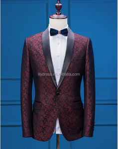 HD065 (chaqueta+pantalones) <span class=keywords><strong>Traje</strong></span> de Hombre Nuevo Modelo 2022 para Boda, Primavera/Otoño, <span class=keywords><strong>Traje</strong></span> <span class=keywords><strong>Rojo</strong></span> Casual, Corte Entallado, <span class=keywords><strong>Traje</strong></span> de Gala - Product Image 2