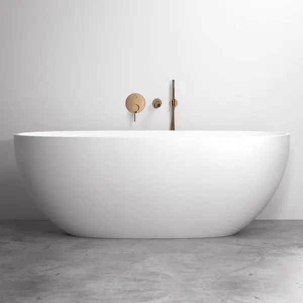 2021 New Design Modern Teen Oval Freestanding Hotel 170cm small Size Soaking Acrylic Bath Tub