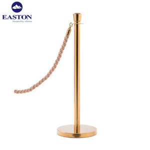 Hotel di lusso In Acciaio Inox Stanchion Cintura Retrattile/ottone Stanchions Barriera Post/Corda di velluto Set - Product Image 2