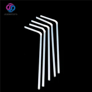 Factory Individual Packing Top Grade Folding U-shape Disposable 100% Biodegradable PLA Drinking bendable Paper Straw