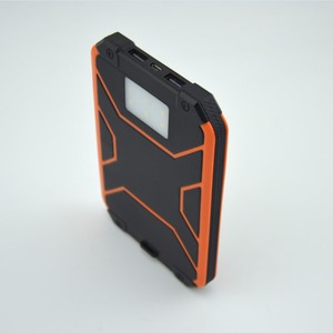 2 en <span class=keywords><strong>1</strong></span> Shenzhen RoHS Cargador Solar Power Bank 6000 mAh con súper linterna de camping para móvil - Product Image 3