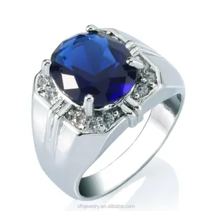 Trang Sức Đá Quý Bán Quý Quý Phụ Nữ Khảm Sapphire Đá Zircon Nhẫn Cưới Thổ Nhĩ Kỳ Mạ Vàng