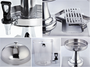 Heißer Verkauf <span class=keywords><strong>2</strong></span> Gallonen Wassers aft Glas Getränkesp ender mit Zapfen - Product Image 5