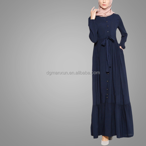 Vestiti modesti per le donne di moda elegante del sud indiano Sexy foto delle ragazze 2024 abito Abaya all'ingrosso - Product Image 3